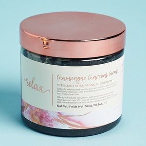 (NWT) Manna Kadar champagne charcoal body scrub